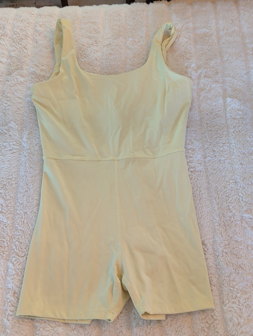 Daily Drills Pale Yellow Women's  One-Piece Bodysuit